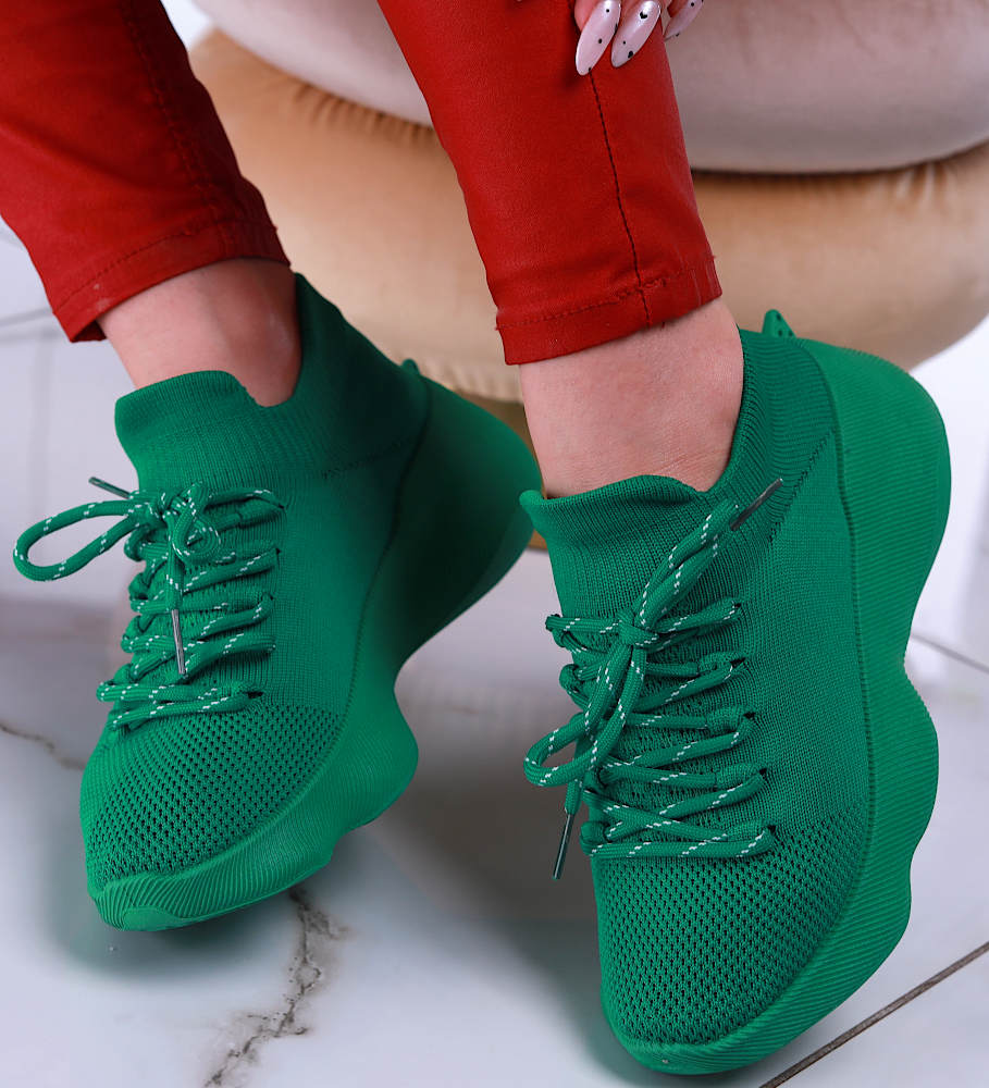 zielone buty damskie